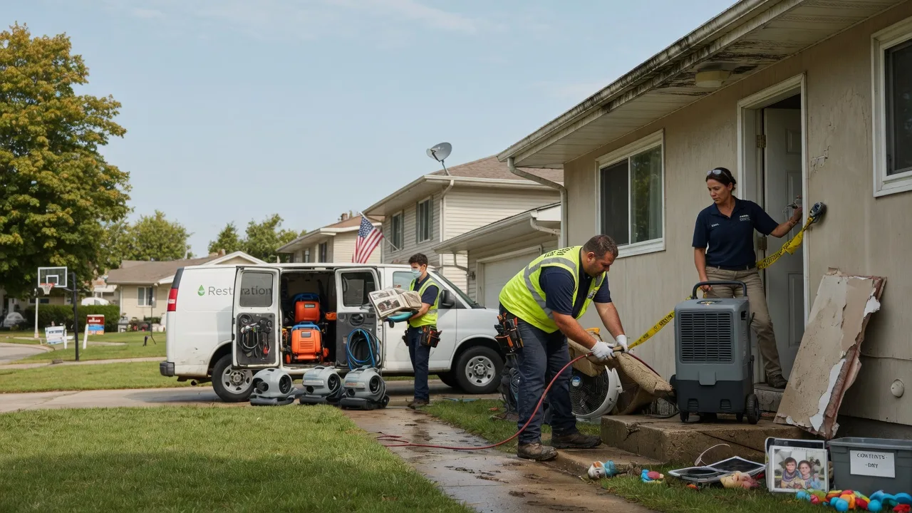 Water Damage Restoration in Millington, IL near me